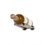 Vino Rails for drywall, 1 bottle wine rack in gunmetal finish