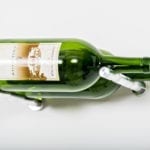 Vino Pins Magnum or Champagne 2-Bottle Wine Rack Kit, for drywall installs, in milled aluminum