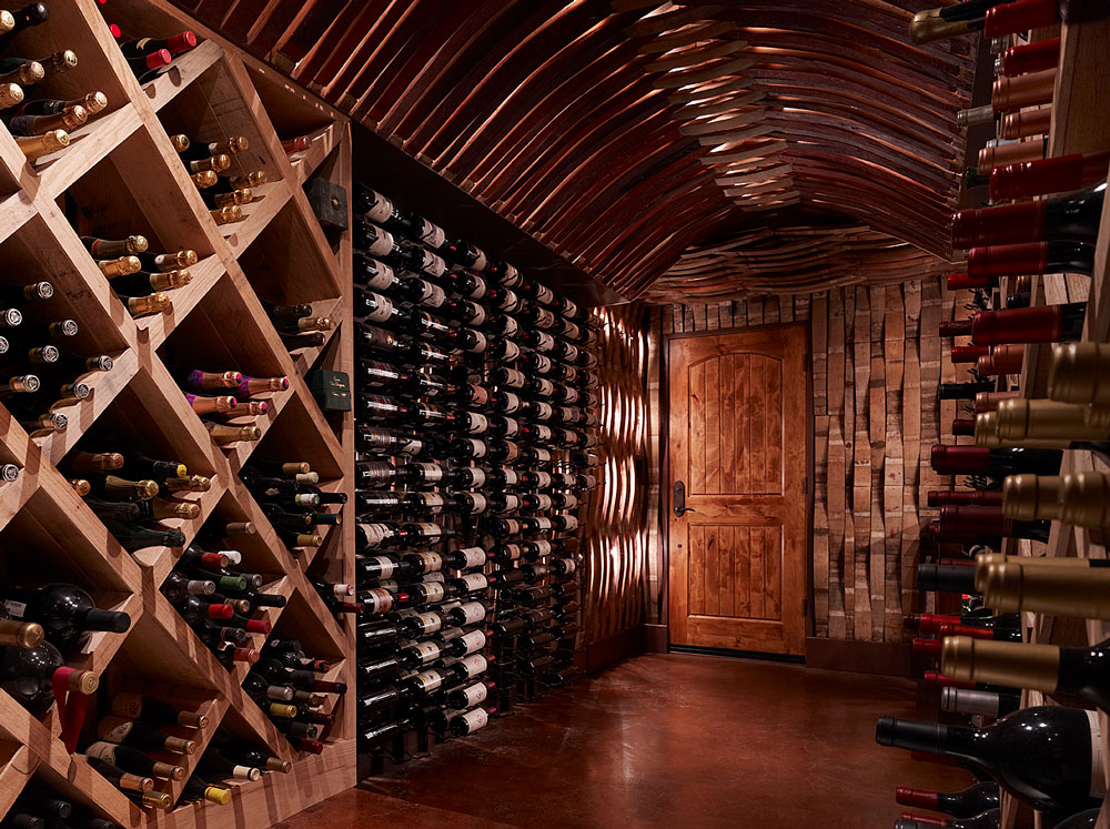 Stave Cellar designed by Wine Racks America