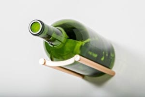 Vino Rails Magnum wine rack in Golden Bronze finish