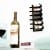 Le Rustique Wall Mounted Metal Wine Rack (6 bottles)