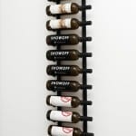 4 ft Wall Series Metal Wine Rack 12-Bottle