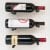Vino Pins Designer Kit (3-bottle layout): Wall Mounted Wine Rack Display