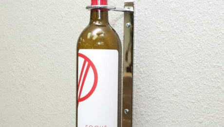 W Series Perch: 1 Bottle Vertical Metal Wine Rack