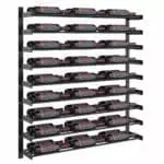 Evolution Wine Wall wall mounted metal wine rack system
