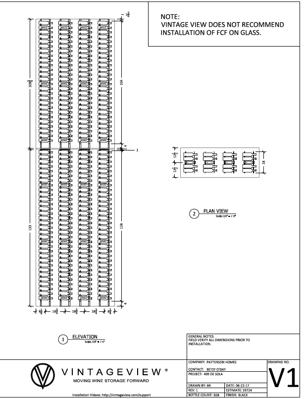 Custom Wine Cellar Design 2D or 3D CAD for Metal Wine Racks