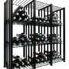 Case & Crate Bin with optional Extension units in matte black finish